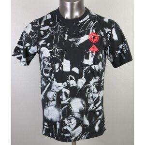 Mens LRG x Star Wars Black Darth Vader T Shirt Size S Cotton Short Sleeve Cotton